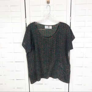 Lilu | Sheer Leopard Print Top